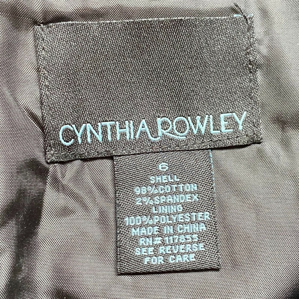 Cynthia Rowley Skirt Womens 6‎ Textured Pattern Pencil Career Classic - Picture 4 of 7